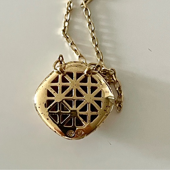 NWT Swarovski Gold Tone Crystal Necklace & Earrings Set - Picture 5 of 11